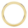 14k Yellow Gold 2.5mm Flat Comfort Fit Band, Size 6.5