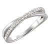 Platinum 1/5 ctw. Diamond Ring, Size 7