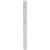14k White Gold 1/5 ctw. Diamond Vertical Bar Pendant