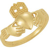 Ladies Claddagh Ring in 14k Yellow Gold ( Size 6 )