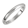 Solstice Solitaire« Tapered Knife Edge Band in Platinum, Size 6