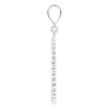Sterling Silver Beaded Circle Silhouette Pendant