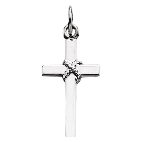 Platinum Cross Pendant