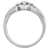 14k White Gold 1/4 CTW Diamond Ring, Size 7