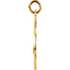 14k Yellow Gold 14.75mm Round St. Florian Medal