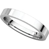 Sterling Silver 3mm Flat Band, Size 7