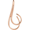 14k Rose Gold Freeform Pendant