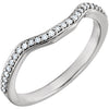 14k White Gold 1/6 ctw. Diamond Band, Size 7