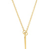 14k Yellow Gold "Family" 17.25" Necklace