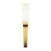 14k Yellow Gold 3mm Flat Tapered Band, Size 6