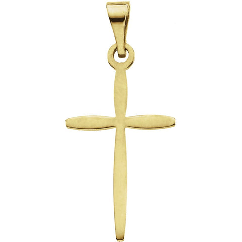 14k Yellow Gold Cross Pendant