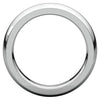 14k White Gold 5mm Heavy Comfort Fit Band, Size 7