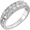 14k White Gold 1 ctw. Diamond Anniversary Band, Size 7