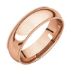 Comfort-Fit Milgrain Wedding Band Ring in 14k Rose Gold ( Size 11 )