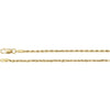 14k Yellow Gold 1.9mm Diamond-Cut Rope 18" Chain with Lobster Clasp