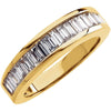 1 CTTW Baguette Diamond Anniversary Band in 14k Yellow Gold (Size 8 )