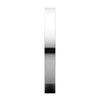 14k White Gold 2.5mm Square Comfort Fit Band, Size 9