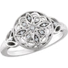 Size 7 0.06 CTTW Diamond Ring in Sterling Silver