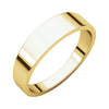 05.00 mm Flat Tapered Band in 14K Yellow Gold ( Size 10 )