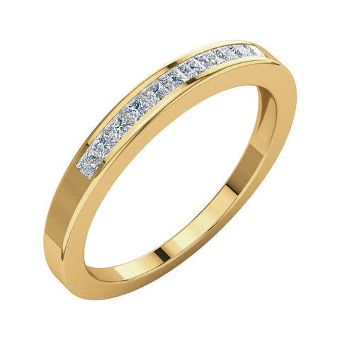 14k Yellow Gold Anniversary Band, Size 6