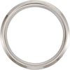 Cobalt 6mm Satin Finish Beveled Band Size 9