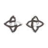 Sterling Silver 1/8 CTW Diamond Earrings