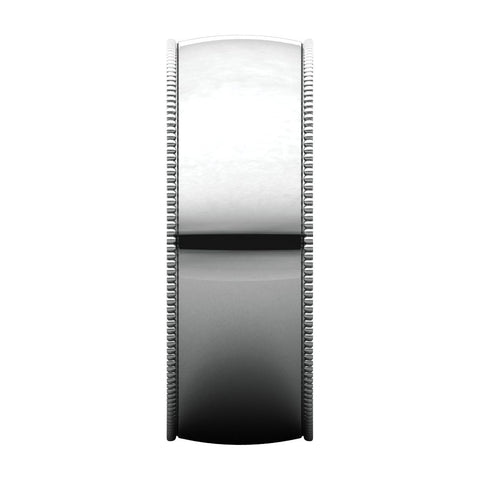 14k White Gold 7mm Light Comfort Fit Milgrain Band , Size 7.5