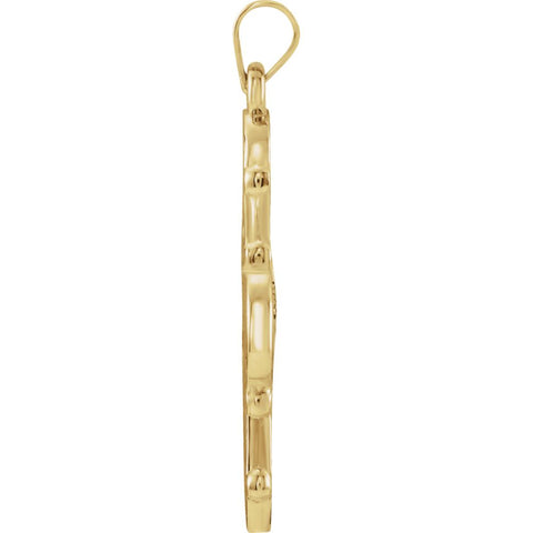 14k Yellow Gold Dagmar Cross Pendant with Packaging