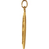 14k Yellow Gold 29x20mm Oval Miraculous Medal