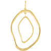 Open Silhouette Dangle Pendant in 14K Yellow Gold