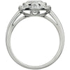 Sterling Silver Cubic Zirconia Ring, Size 7