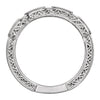14k White Gold 3/8 CTW Diamond Band, Size 7