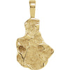 Nugget Pendant in 14k Yellow Gold