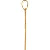 14k Yellow Gold 18x12mm Cross Pendant