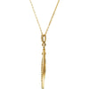 14k Yellow Gold 1/6 CTW Diamond 18" Necklace