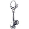 Sterling Silver Golf Club & Ball Charm