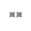 14k White Gold 1/2 CTW Diamond Threaded Post Stud Earrings