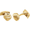 Knot Cuff Links in 14K Yellow Gold