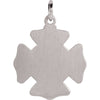 Sterling Silver 16.75mm St. Florian Pendant
