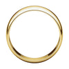 10k Yellow Gold 7mm Half Round Light Band, Size 8