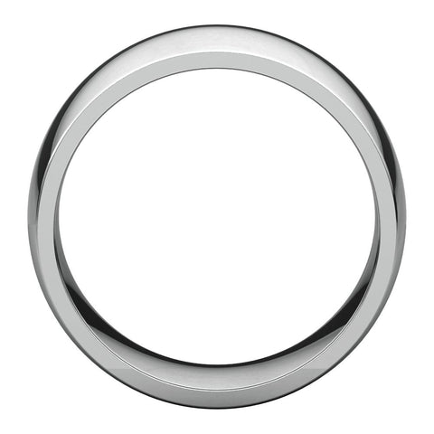 Palladium 10mm Light Comfort Fit Band, Size 7.5