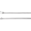 14K White Gold 4mm Omega 16-Inch Chain