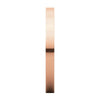 14k Rose Gold 2mm Flat Band, Size 6.5