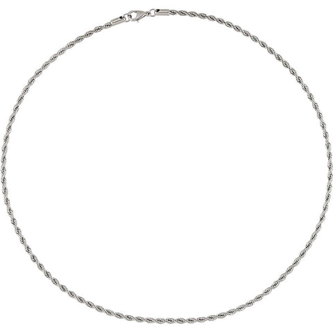 3mm Stainless Steel Rope Chain