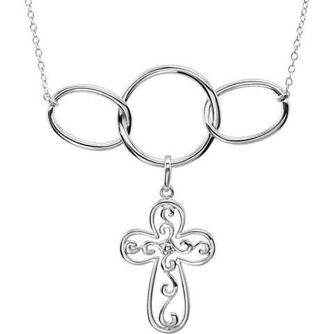 Sterling Silver Joined Together in Christ 18" Necklace
