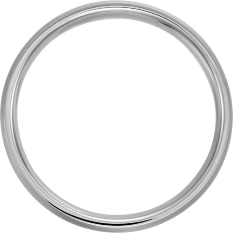 14K White & Yellow Gold 7mm Comfort-Fit Band Size 7