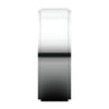 14k White Gold 7mm Flat Edge Band, Size 7