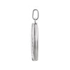 14k White Gold Oval Rope Locket