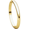 14k Yellow Gold 1.5mm Half Round Band, Size 6