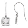 14k White Gold 1/10 ctw. Diamond Earrings